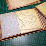 scrapbooking, encuadernacion en espina, album