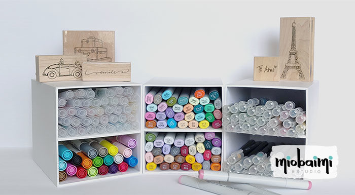 scraproom, scrap storage, rotuladores, copic