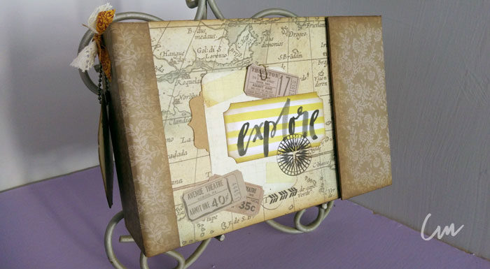 scrapbooking, encuadernacion en espina, album