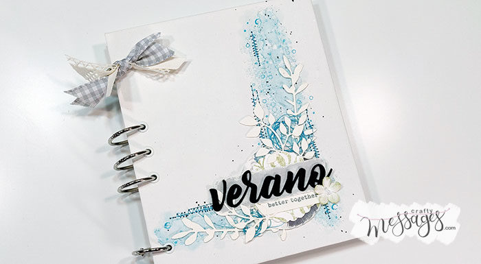 scrapbooking, anillas, mix media, pasta moldeadora, album